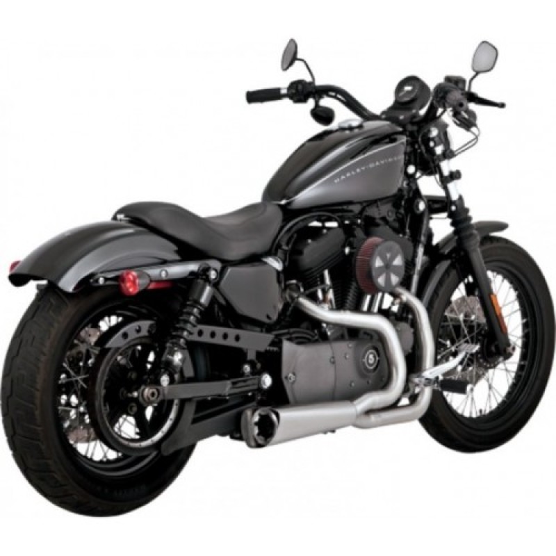 vance&hinesコンペティションシリーズ 2in1 スポーツスター　廃番 Escapamento Vance Hines competition Series 2 Into 1 - Aço